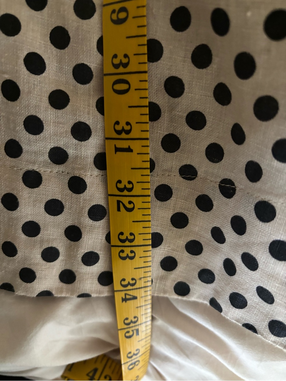 J. Crew Beige Polo dress with Black Polka Dots - Picture 5 of 6